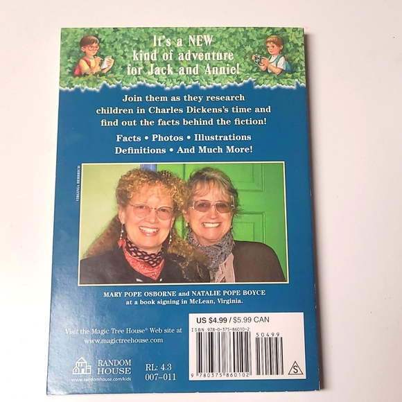 Magic Treehouse Book "Rags and Riches" - Kids in the Time of Charles Dickens - Picture 2 of 4